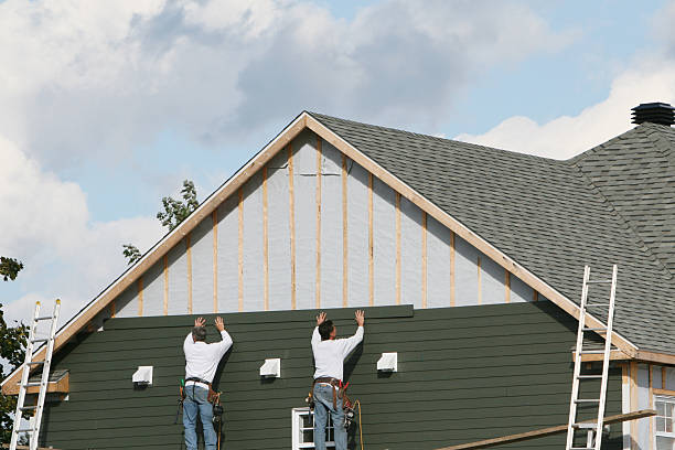 Professional Siding Contractor technician working in Andover, MN